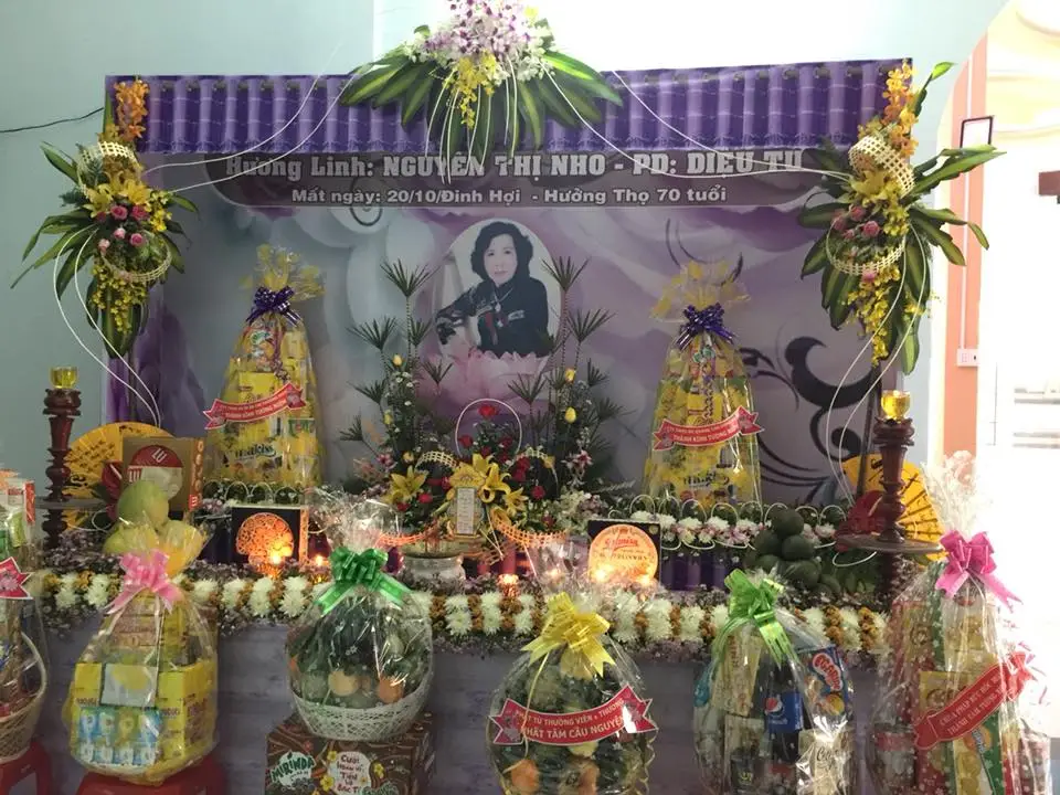 Lễ Huý Kỵ hương linh Phật tử Nguyễn Thị Nho