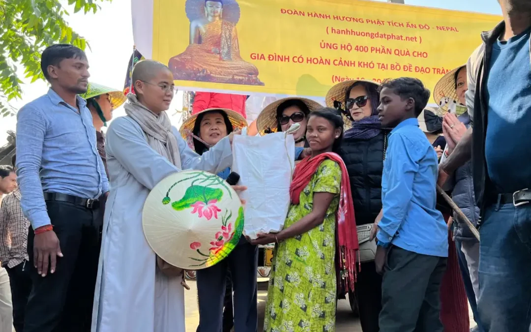 BodhGaya – Từ thiện vùng quê nghèo Bồ Đề Đạo Tràng